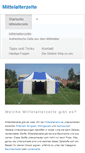Mobile Screenshot of mittelalterzelte.net